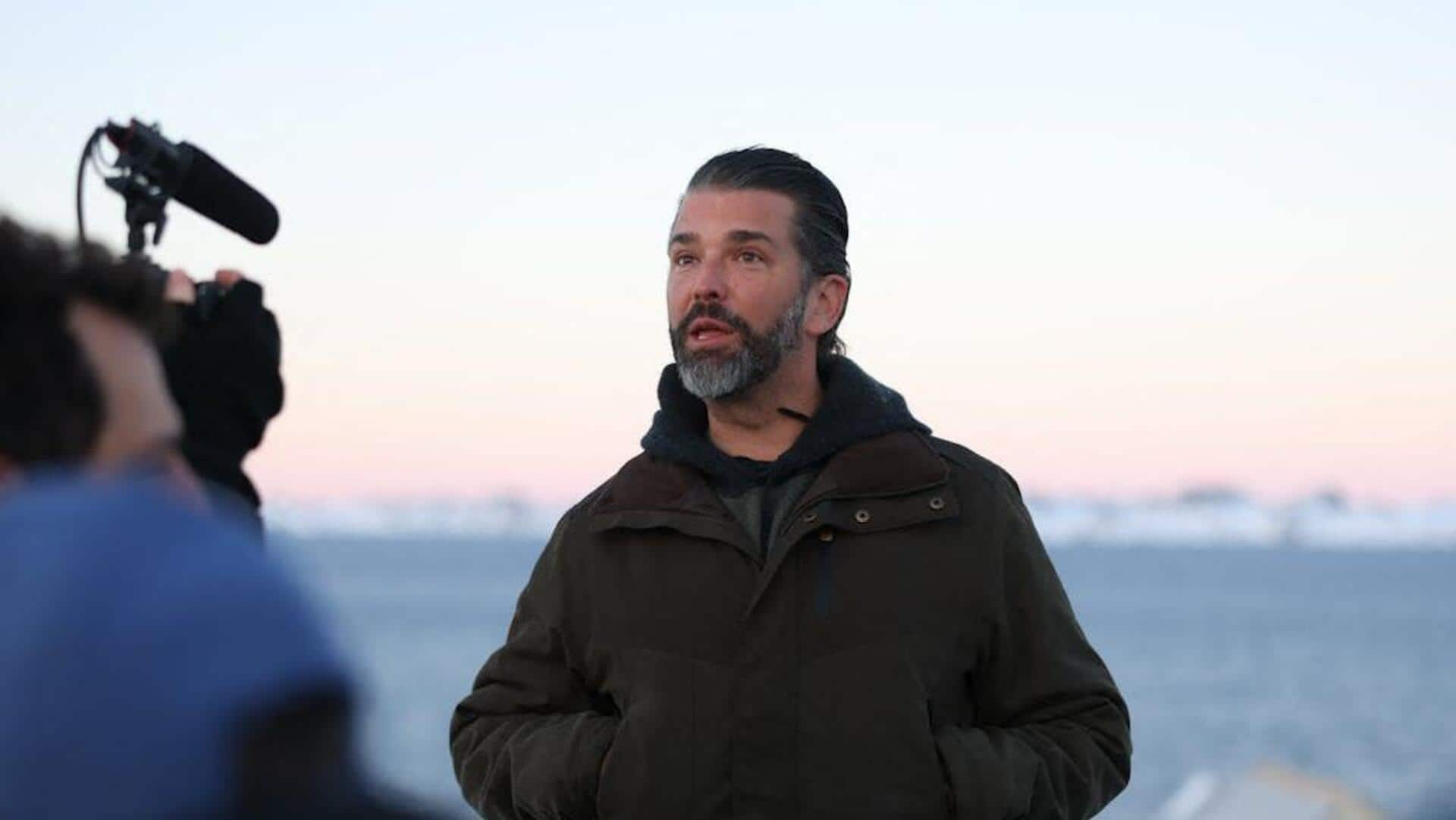 Homeless Greenlanders given free lunch to attend Trump Jr's event  