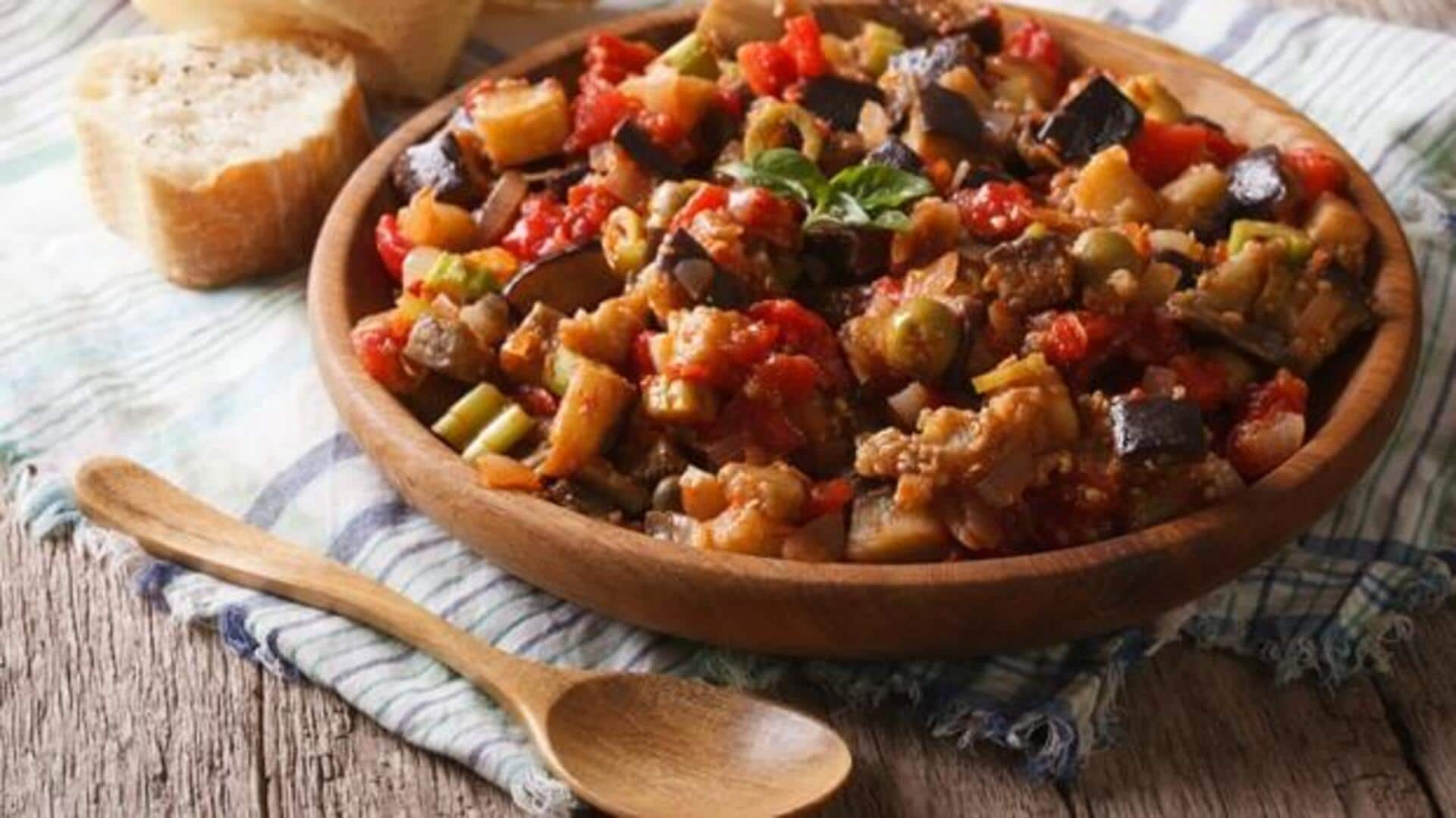 Italian vegan caponata: A Sicilian stew tutorial