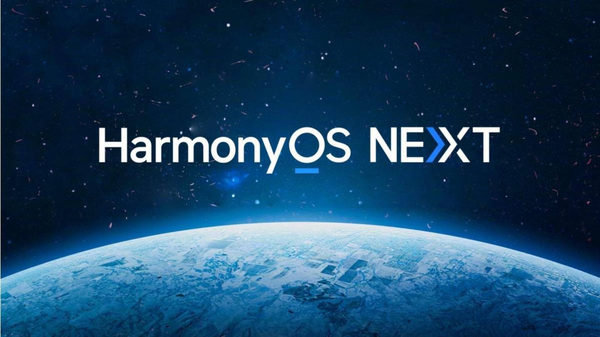 Huawei unveils HarmonyOS Next, its 1st Android-free operating system