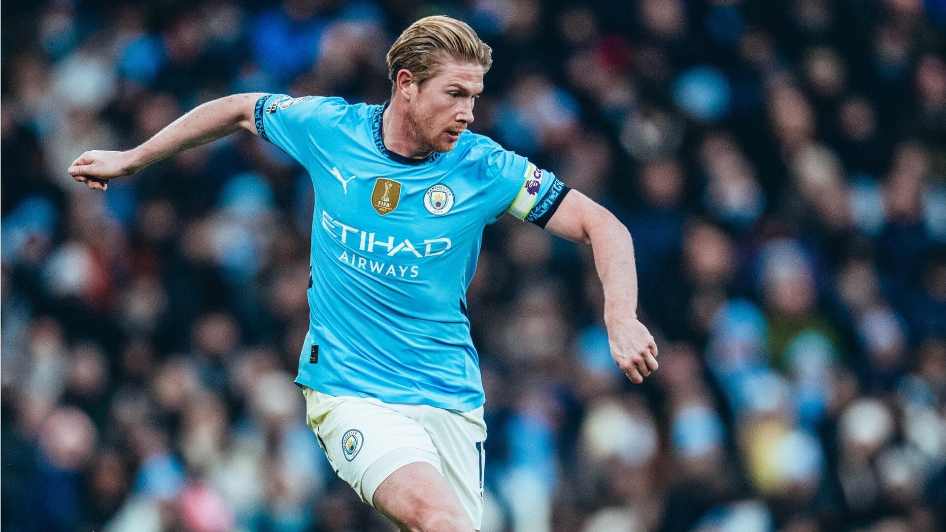 Kevin De Bruyne completes 400 matches for Manchester City: Stats