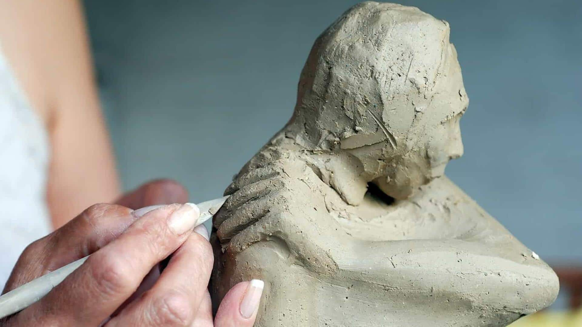 Establishing a daily air-drying clay sculpting habit