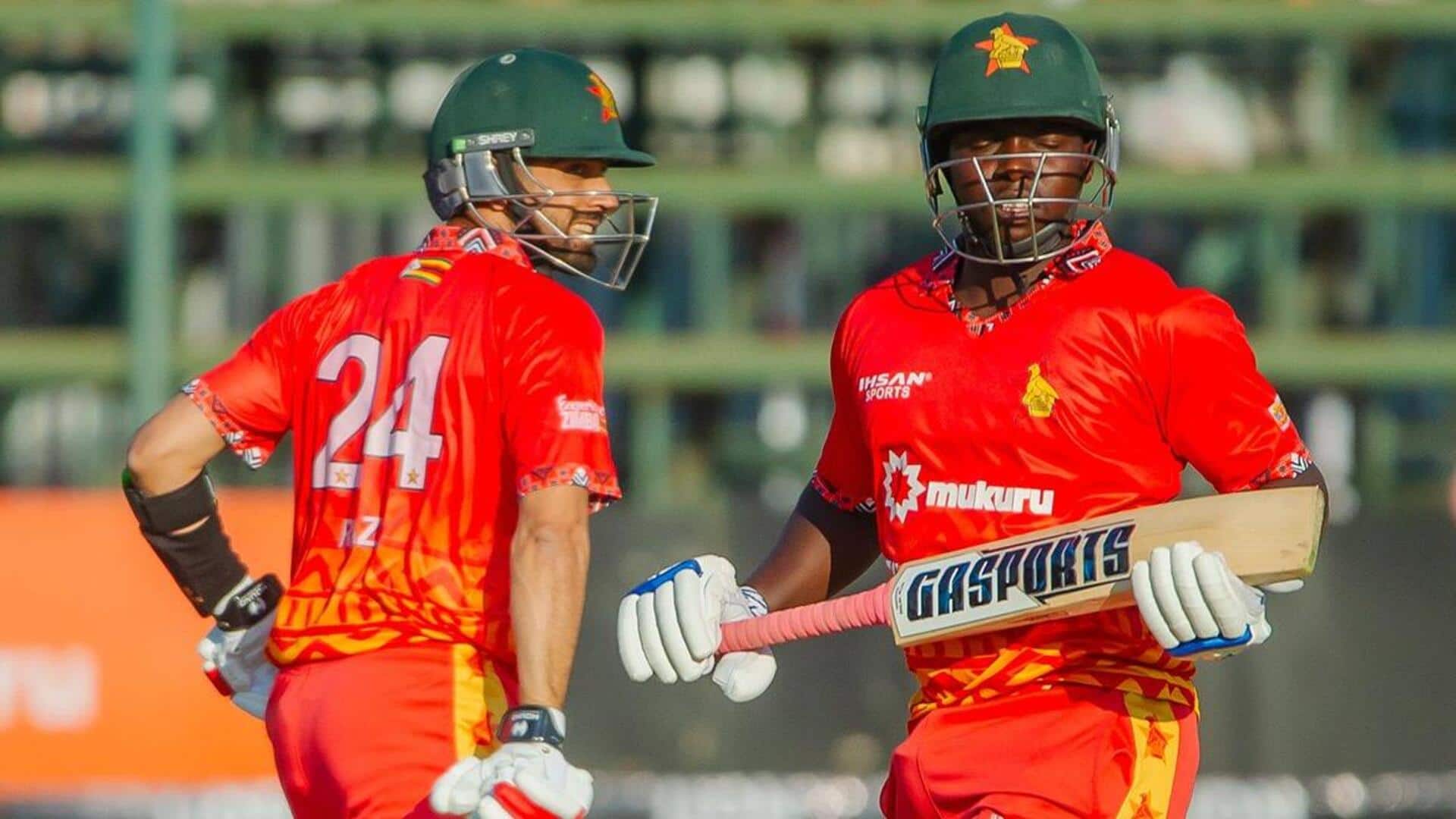 1st ODI: SL, ZIM post this unique 6th-wicket partnership record 1st ODI: SL, ZIM post this unique 6th-wicket partnership record