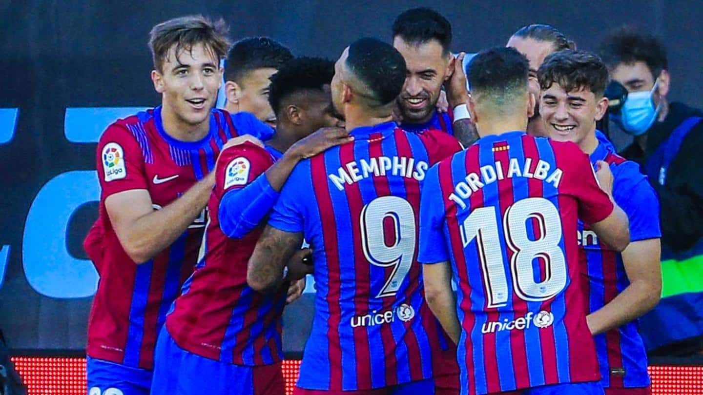 Barca winless in four successive La Liga matches Barca winless in four successive La Liga matches