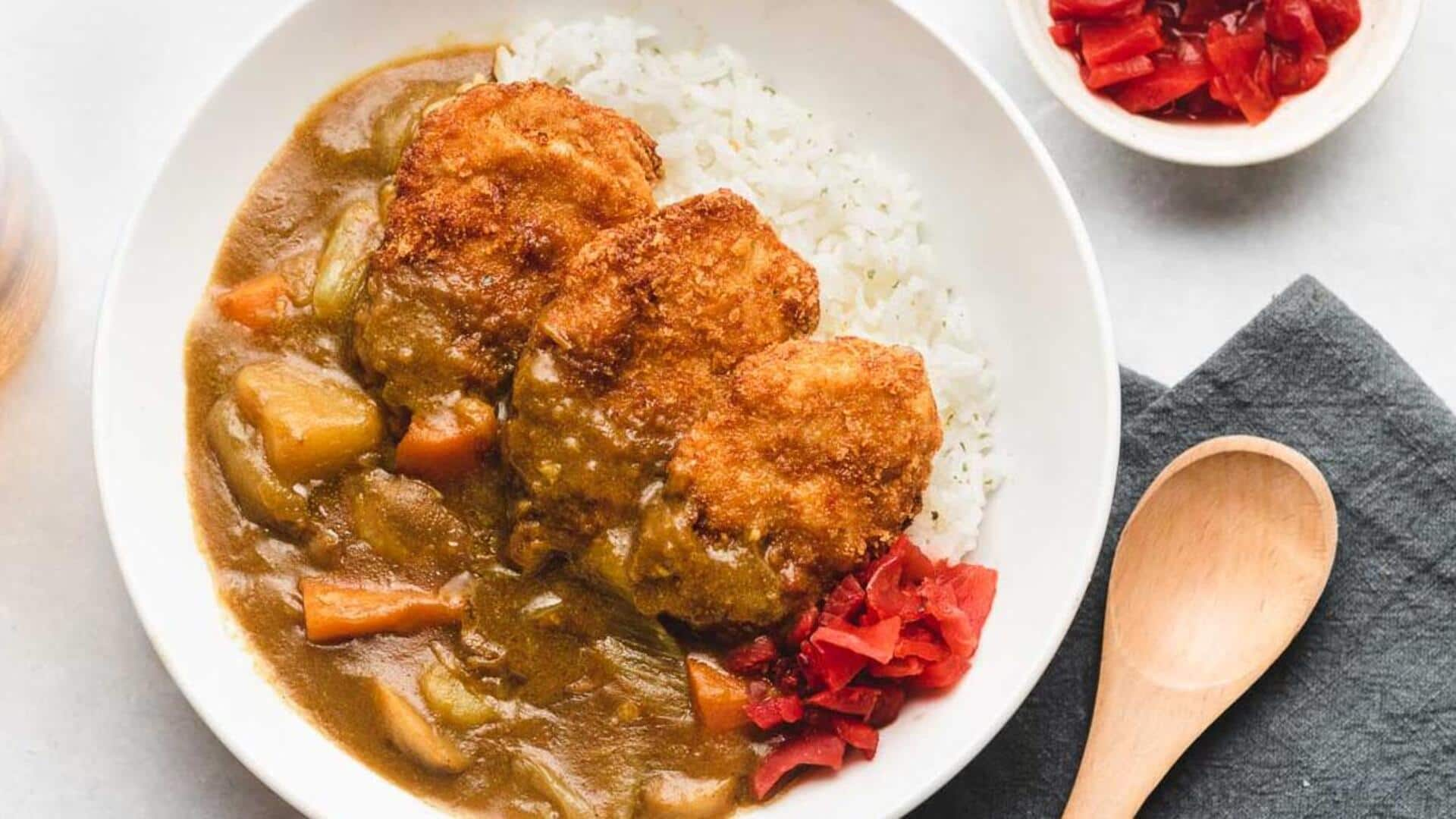 Try this Japanese vegan tofu katsu curry recipe