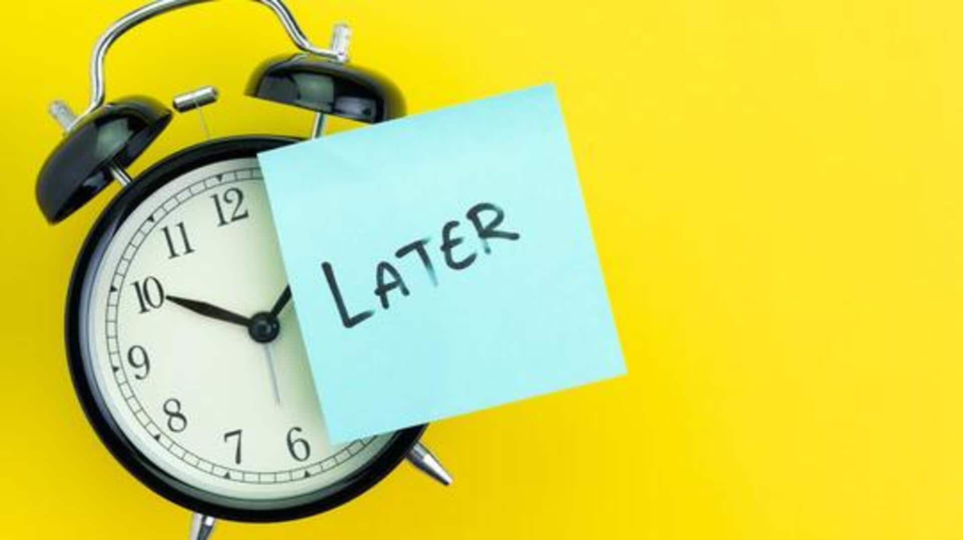 Always delaying your tasks? Let AI help you 