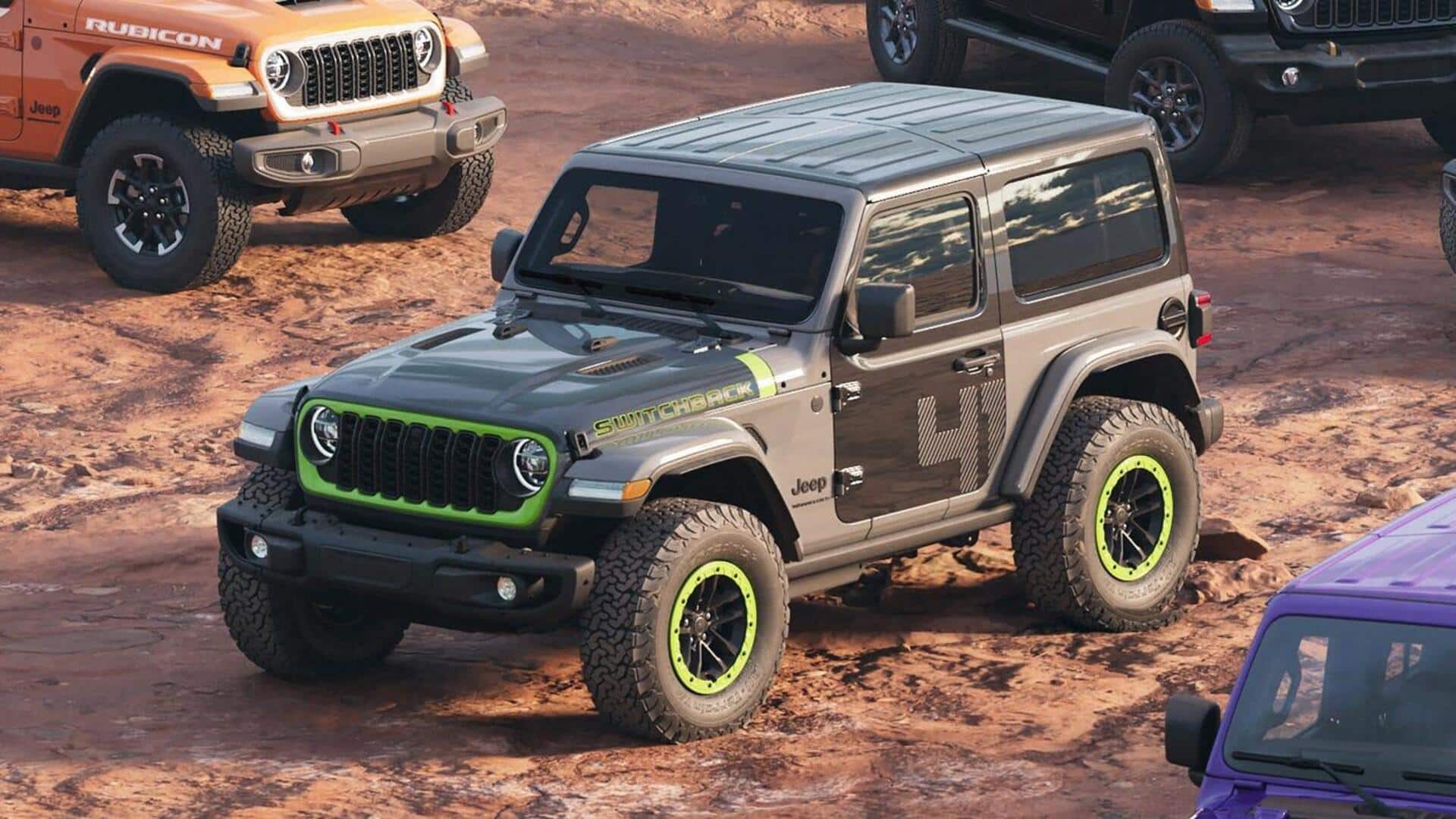 This special edition Jeep Wrangler looks like a jigsaw puzzle