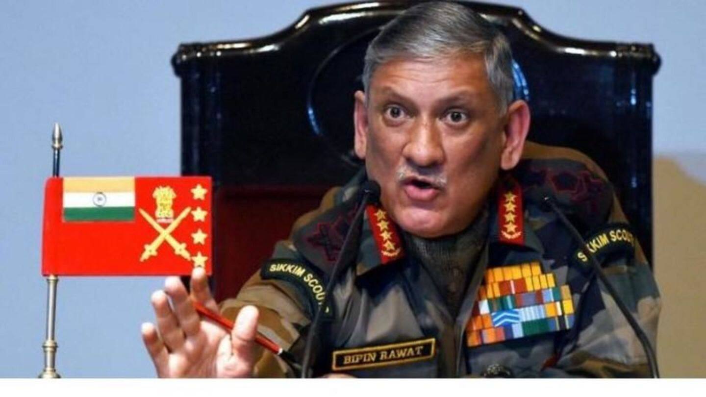 India should prepare for a two-front war: General Bipin Rawat