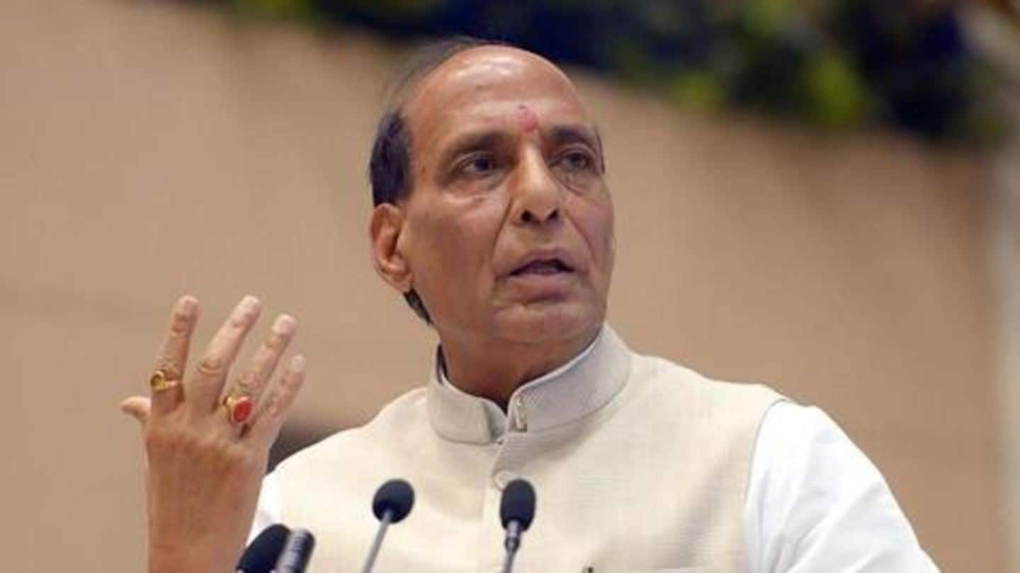 Rajnath Singh: No dialogue with Pakistan until cross-border terrorism stops