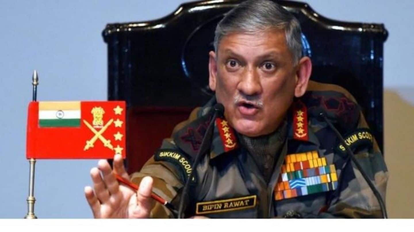 Expect more situations like Doklam: Army Chief Bipin Rawat