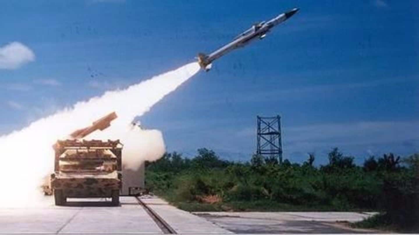 India test fires Spyder surface to air missile system