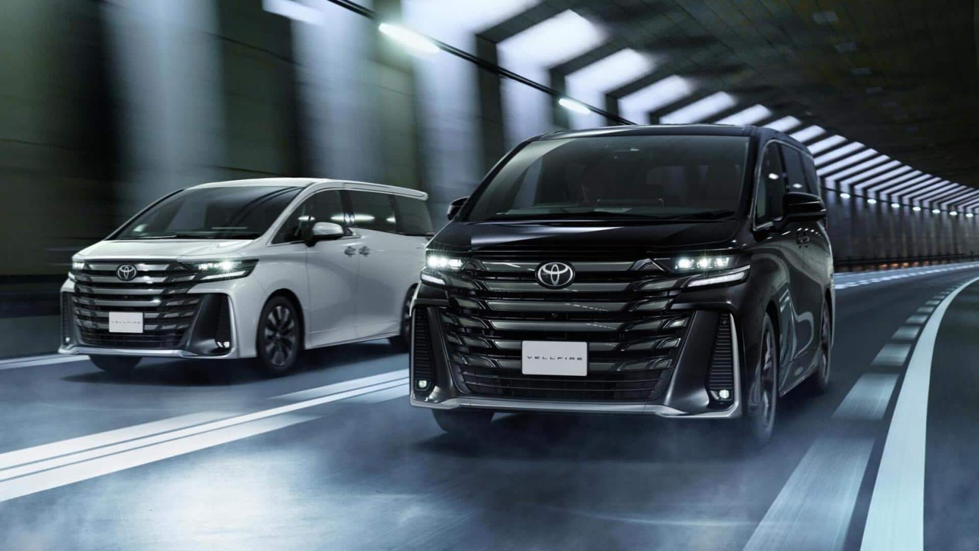 Toyota Vellfire launched in India at Rs. 1.2 crore