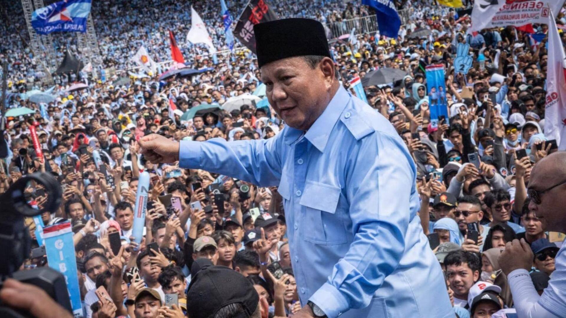 Unofficial vote count shows Prabowo leading in Indonesia elections