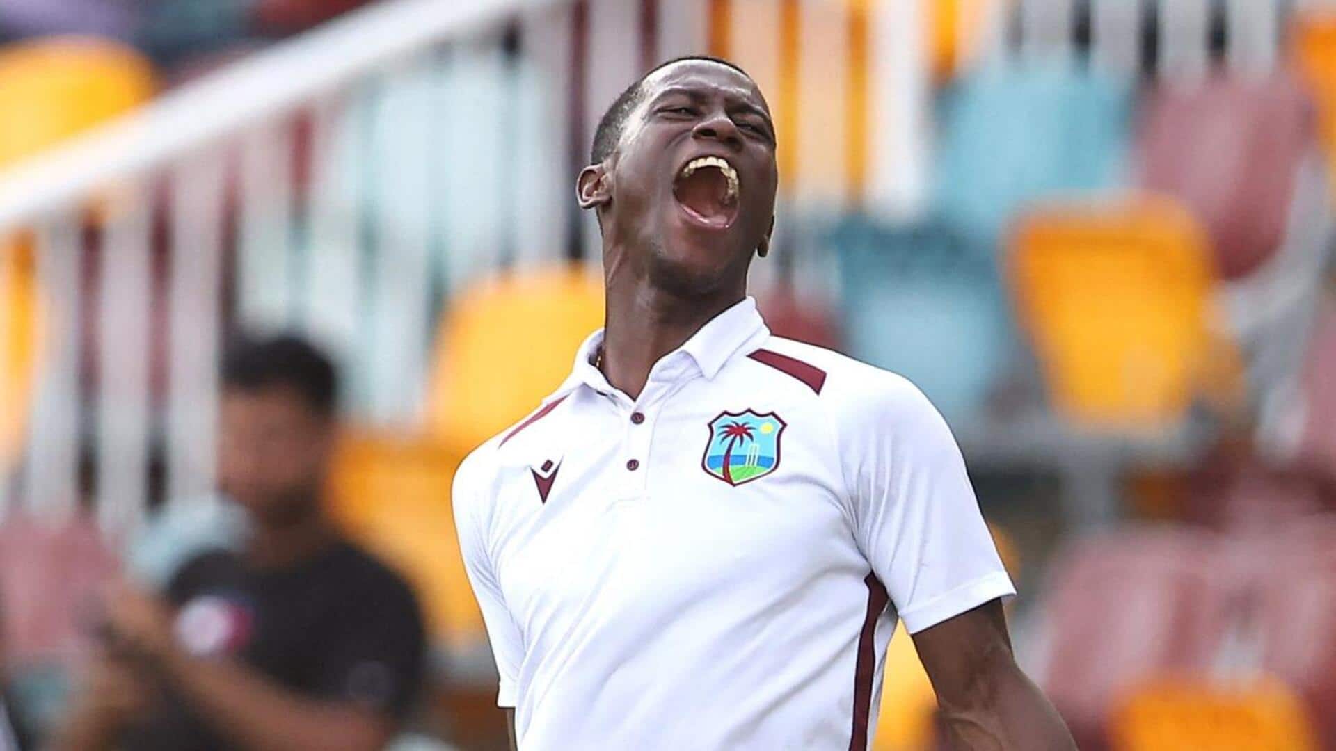 Shamar Joseph floors Australia with 4/46 in 1st Test: Stats Shamar Joseph floors Australia with 4/46 in 1st Test: Stats