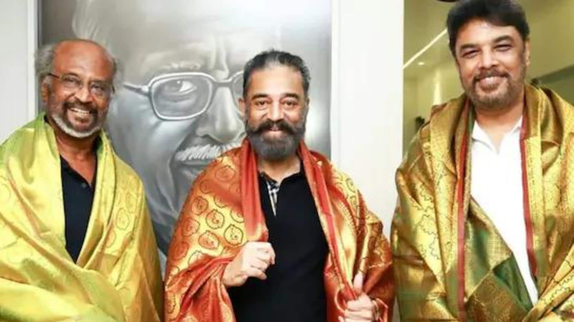 Kamal Haasan reacts to Sundar C's exit from Rajinikanth film