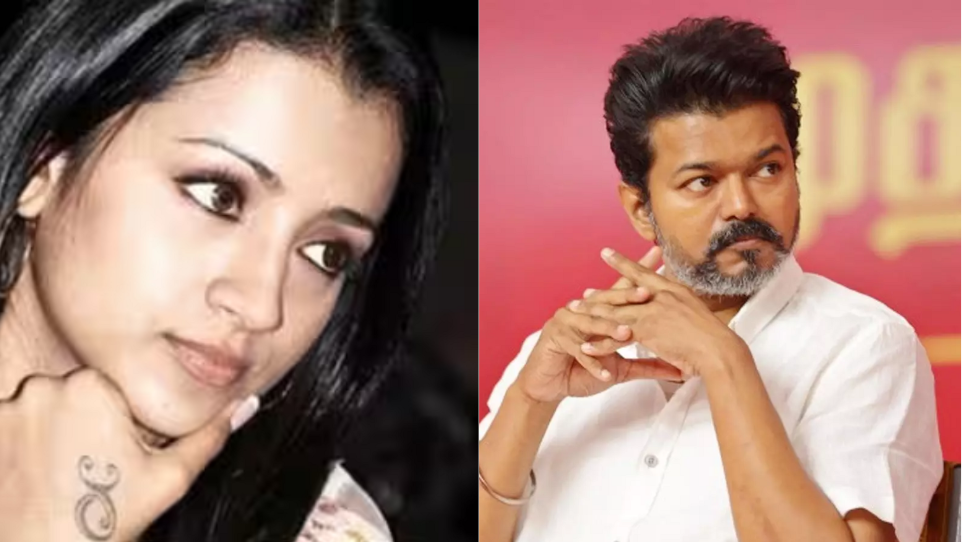 Trisha's tattoo at Vijay's oath ceremony sparks speculation