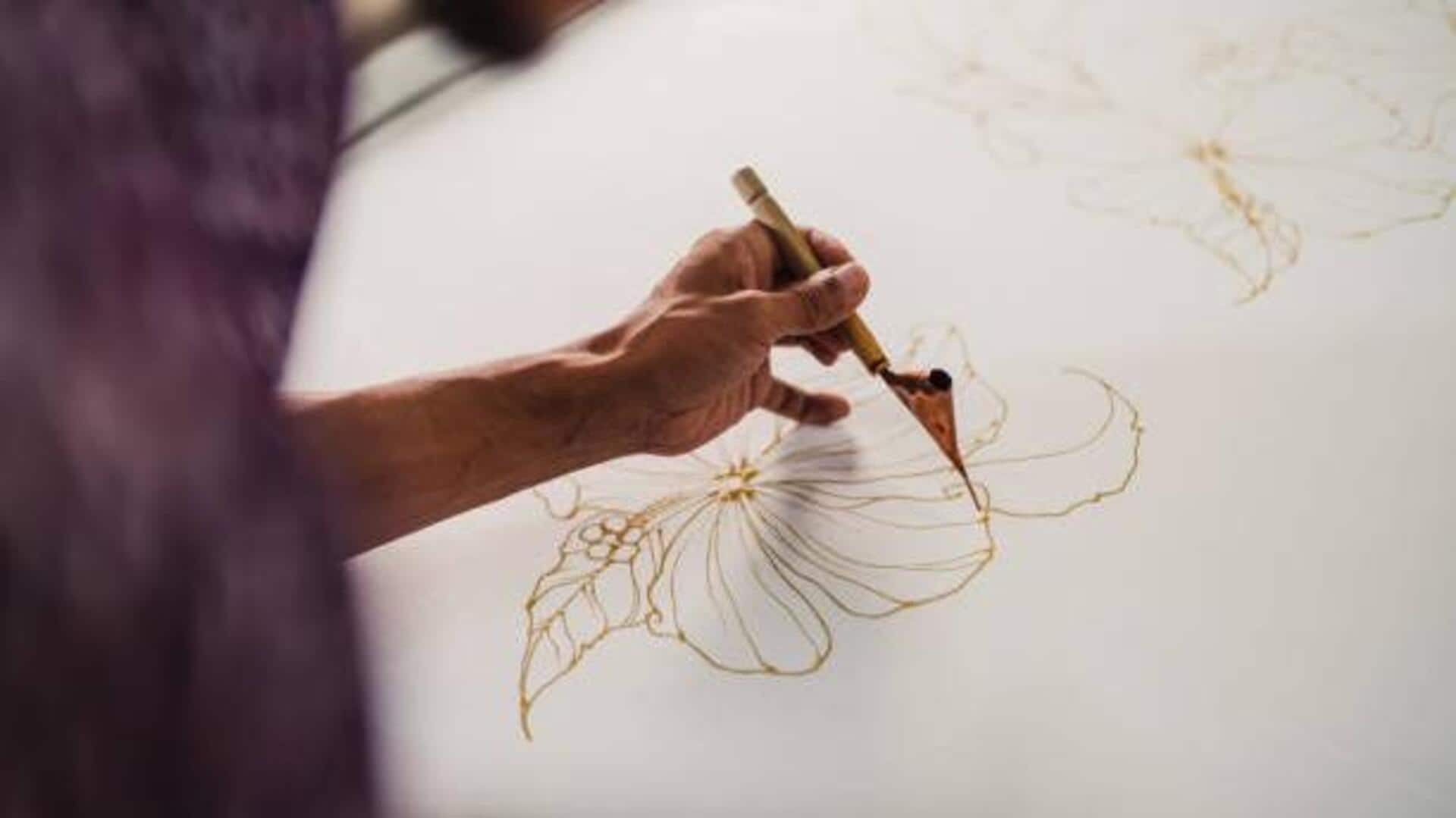 How to create batik art with natural dyes