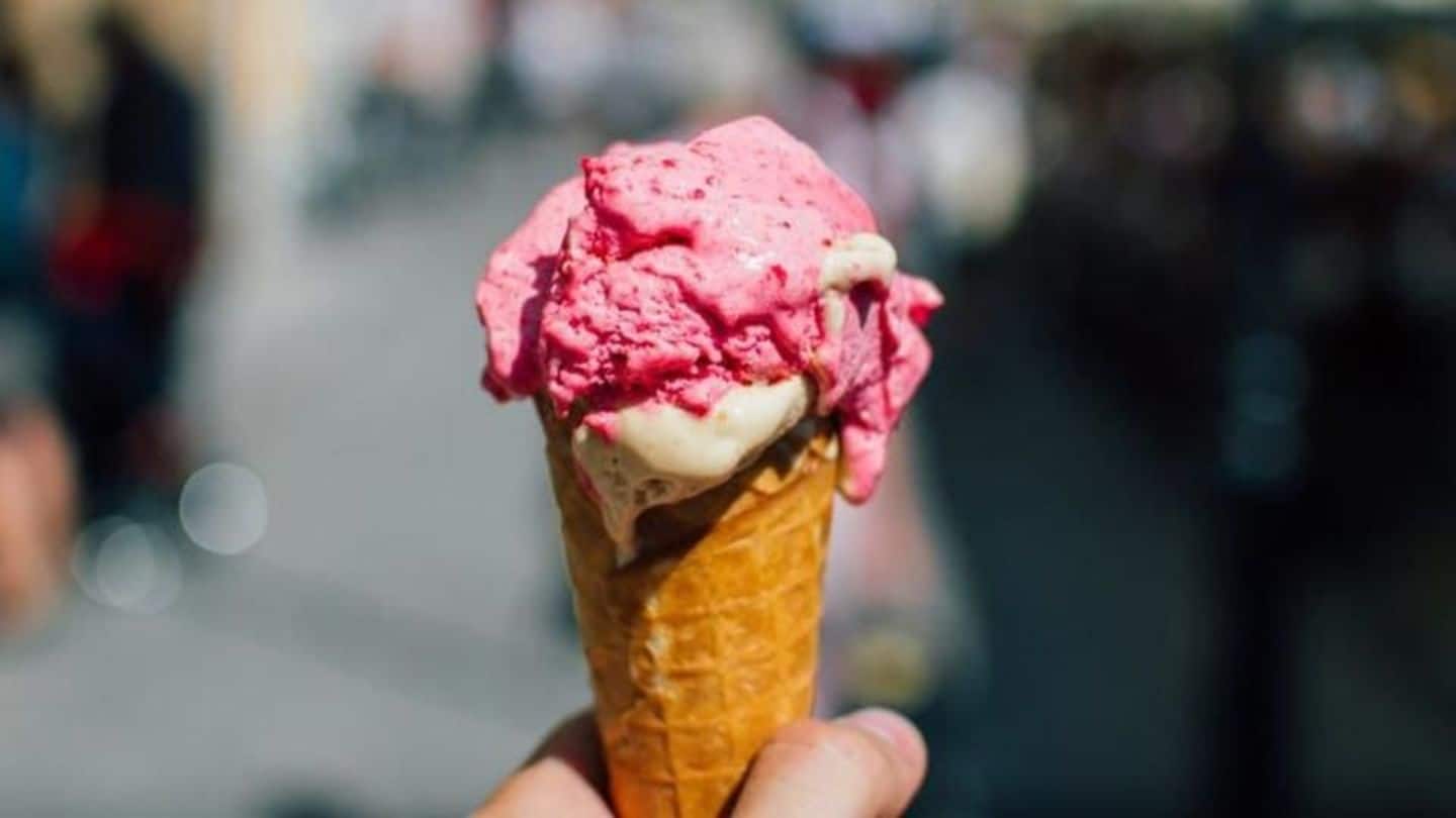 Ice-cream that doesn't melt easily, this is what we need!