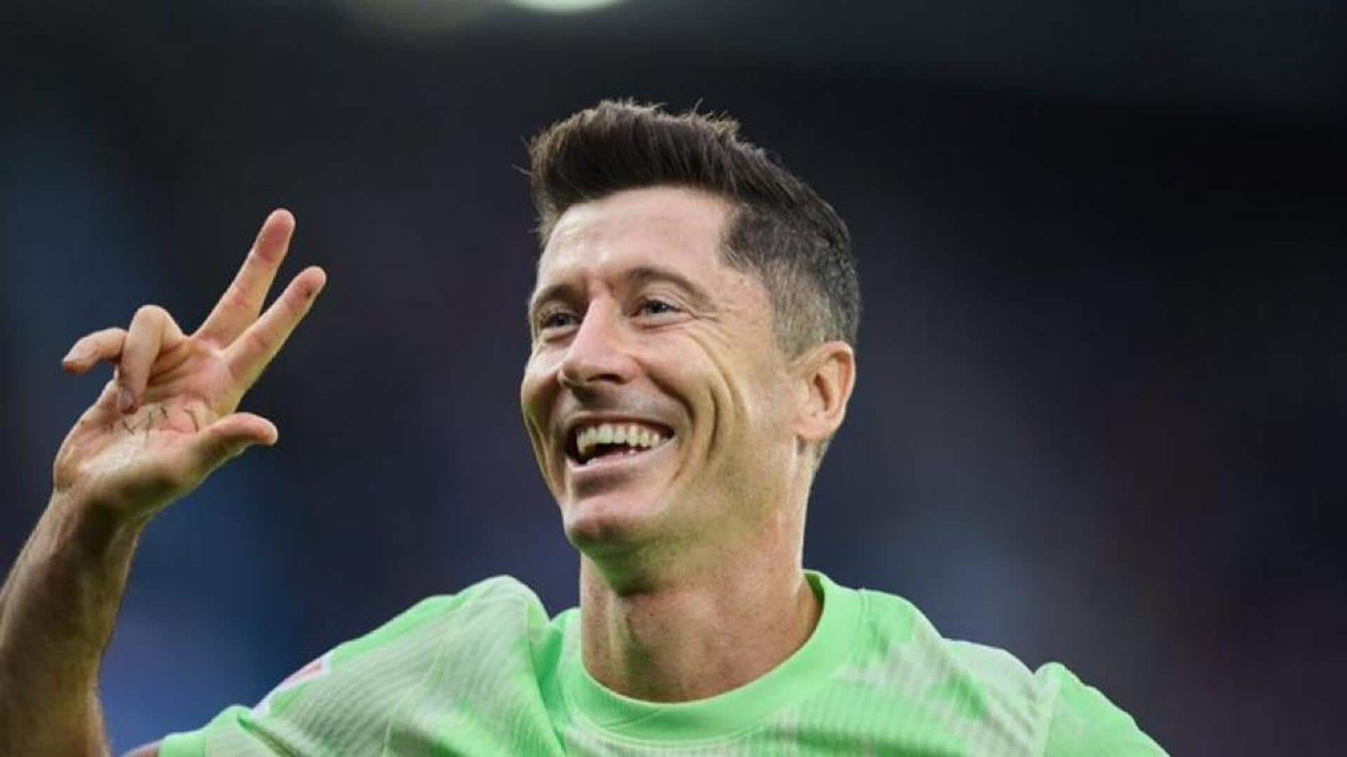 Robert Lewandowski surpasses 50 La Liga goals with sensational hat-trick