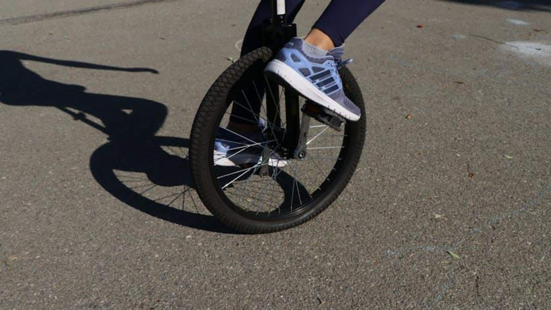 Enhancing balance with African unicycle techniques