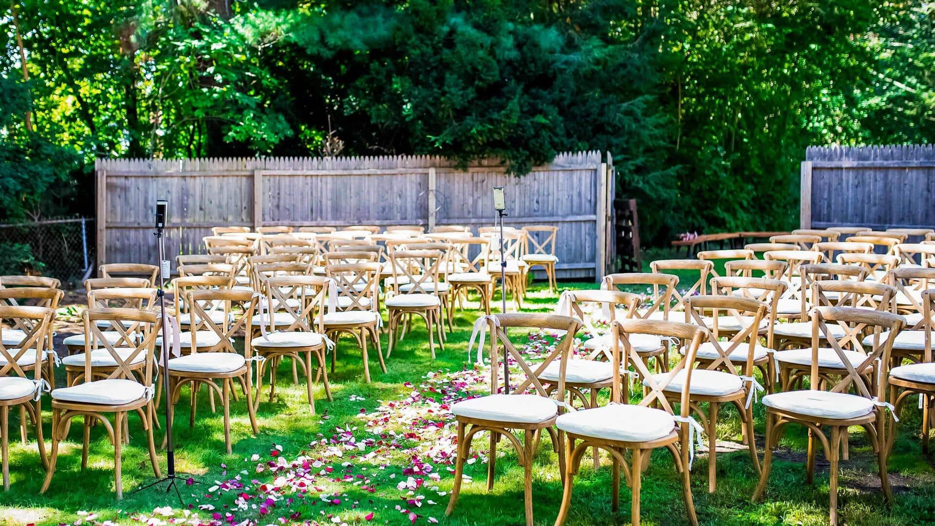 How to host the perfect backyard wedding