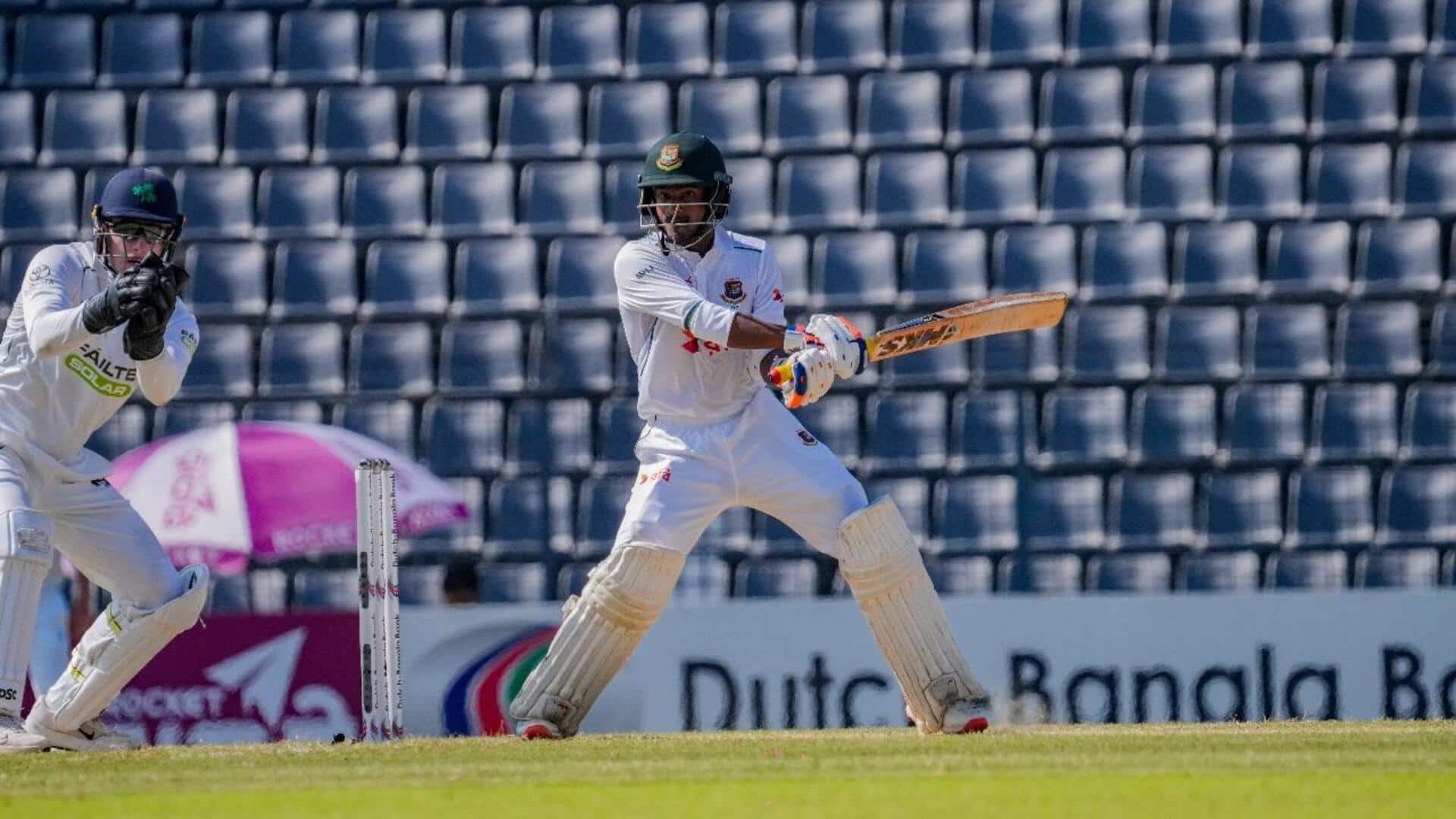 2nd Test: Mahmudul Hasan Joy clocks fiery fifty against Pakistan