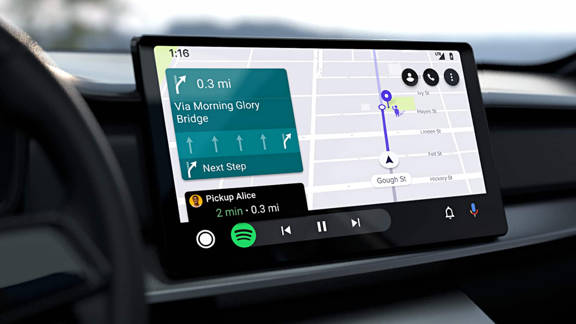 Google Maps on Android Auto widely rolling out 3D buildings