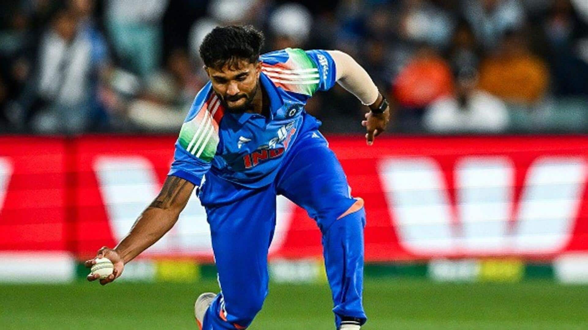 Nitish Reddy to miss first three T20Is against Australia Nitish Reddy to miss first three T20Is against Australia