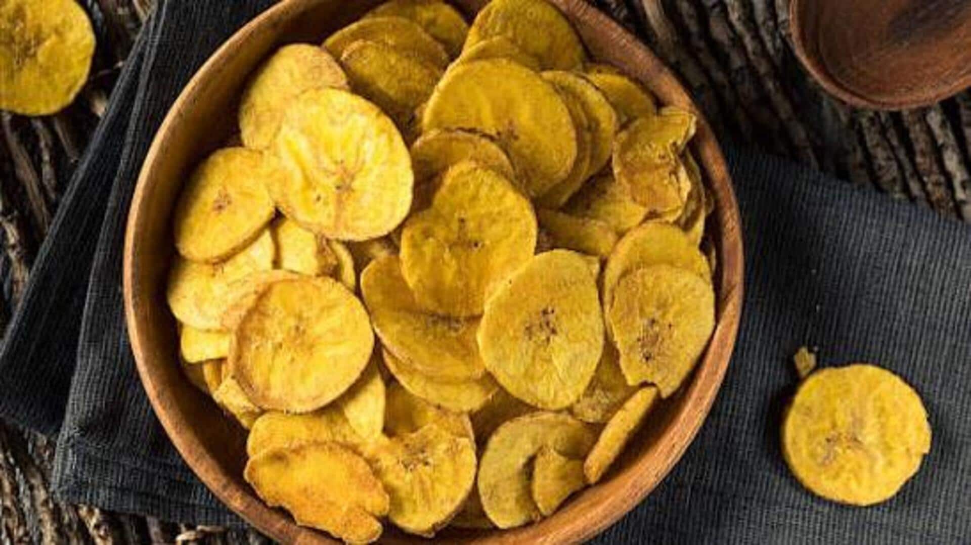 Snack time? Try these crispy plantain chips