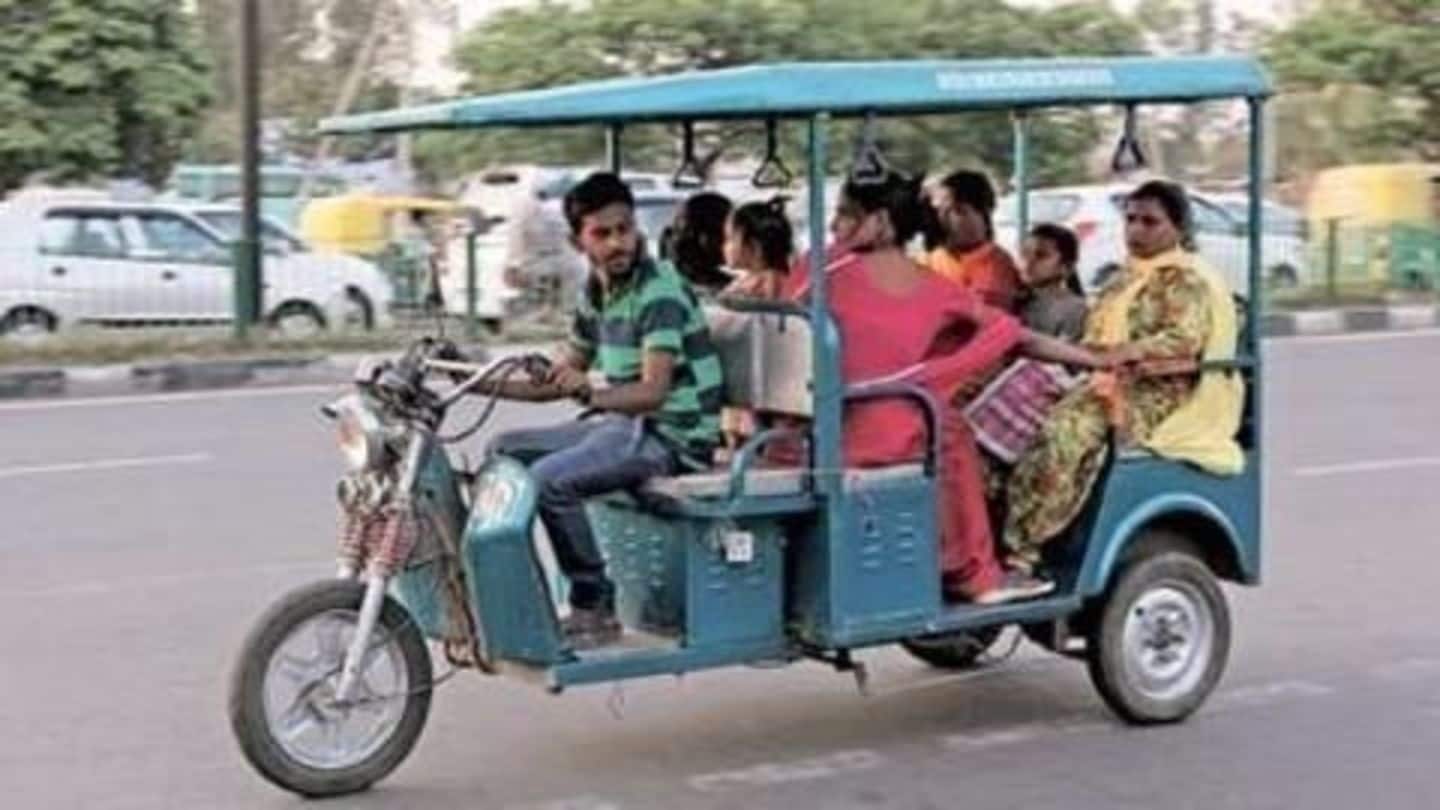 Delhi Govt plans to get legal charging points for e-rickshaws