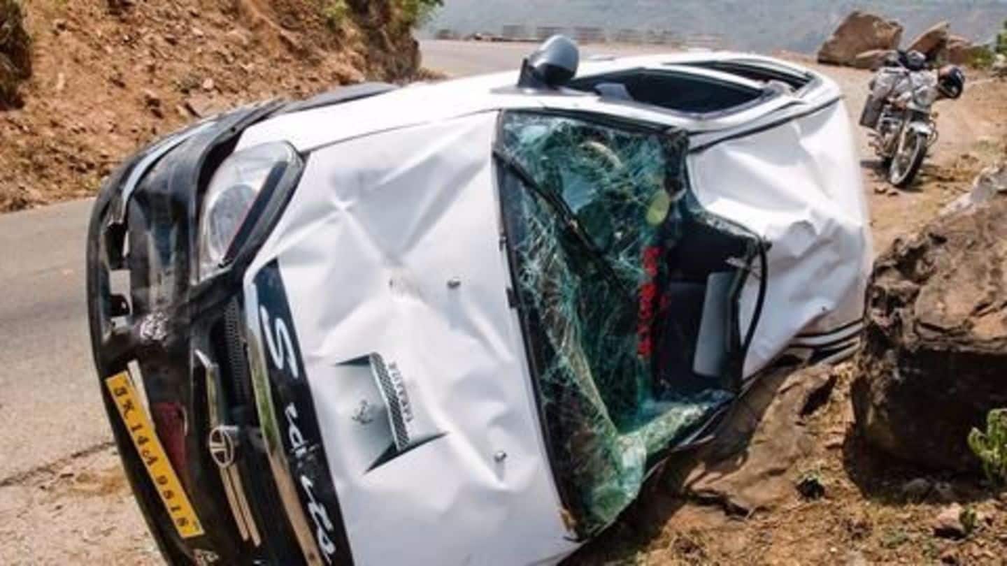 Noida: Fatal accident as Dzire tries to overtake Lamborghini Noida: Fatal accident as Dzire tries to overtake Lamborghini