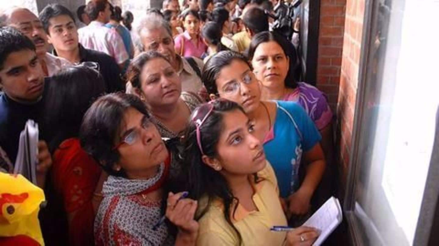 Delhi University's third cut-off list dips by 3%