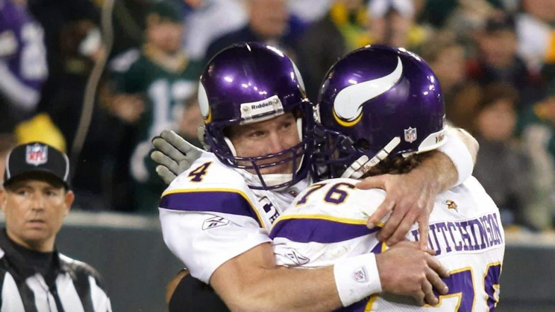 #ThisDayThatYear: Brett Favre's 297-game streak ends due to injury