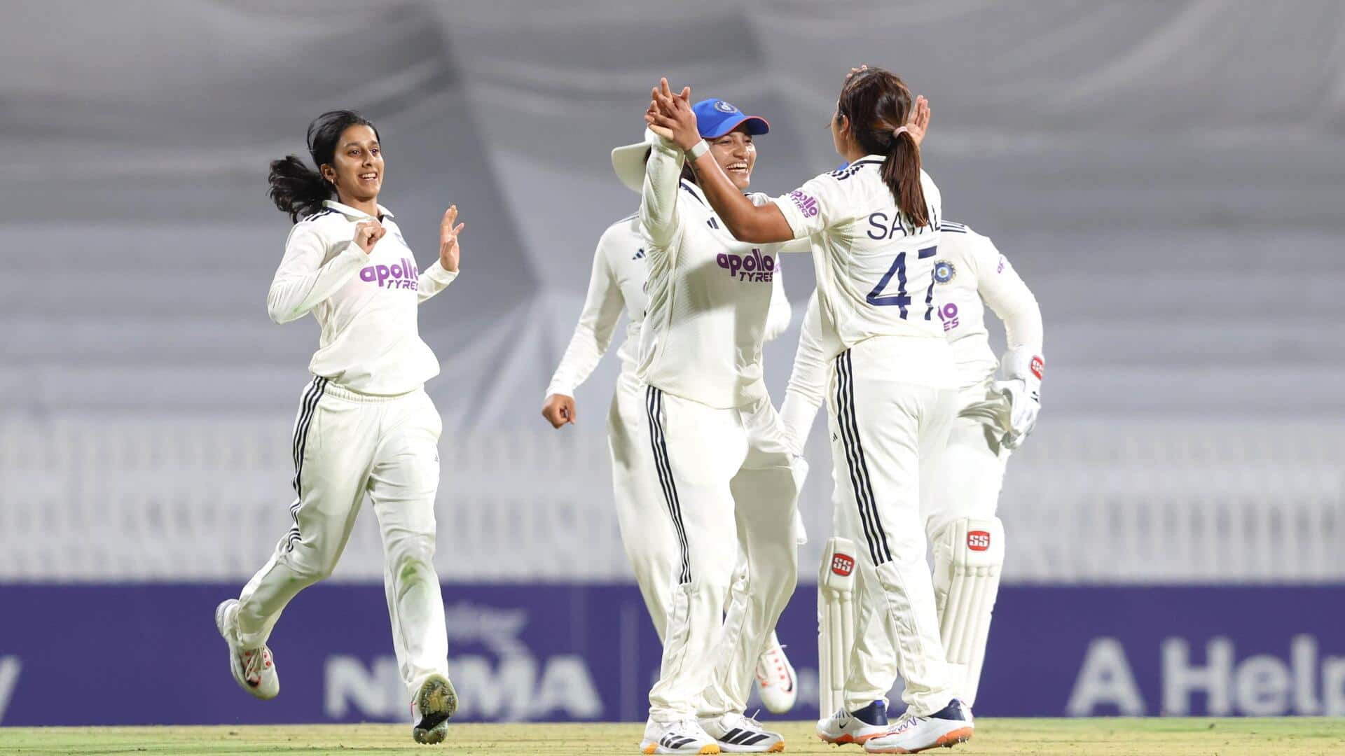 Sayali Satghare claims four-fer versus AUS-W in D/N Test