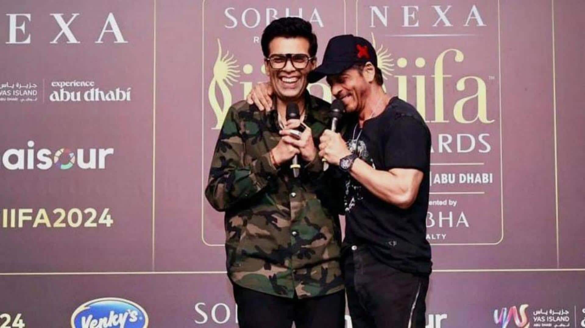 Karan Johar reveals SRK has 'never talked money' with him