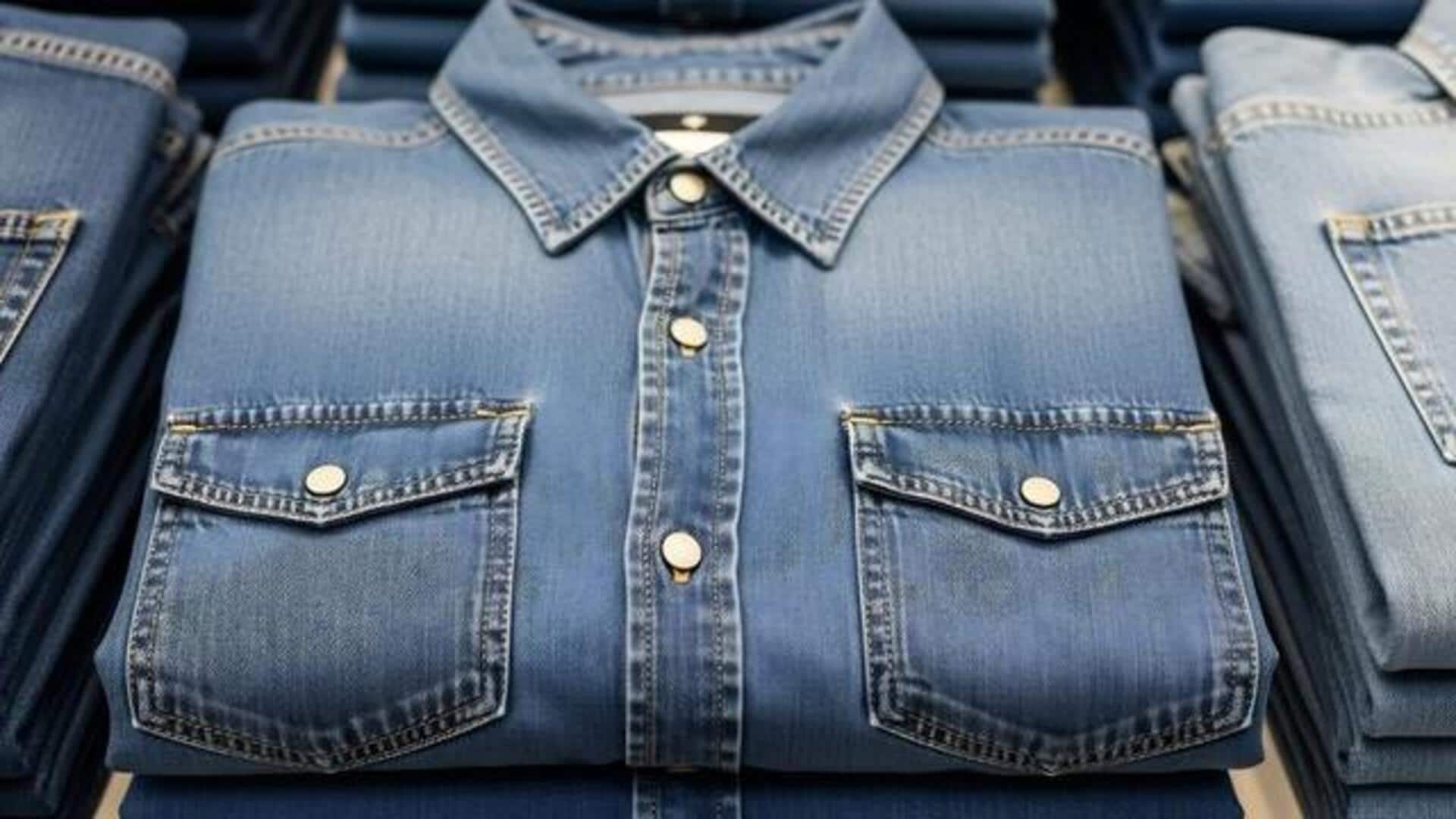 These styles go well with denim shirts 