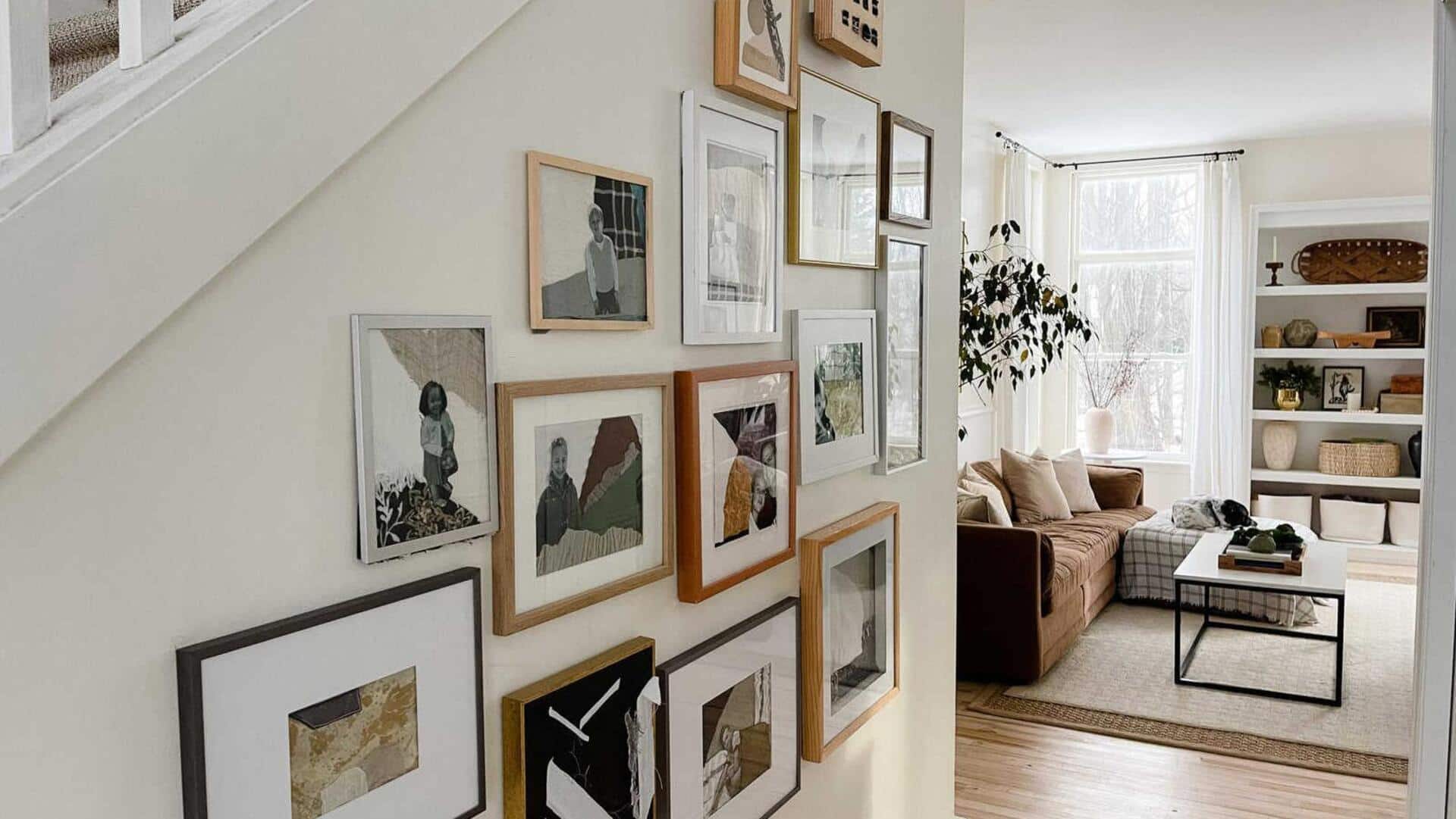 How to style your walls using family photos