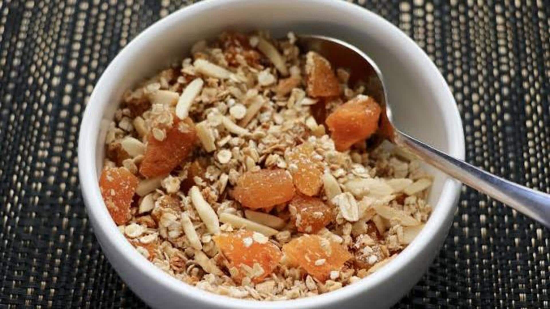 Make your breakfast count with almond muesli