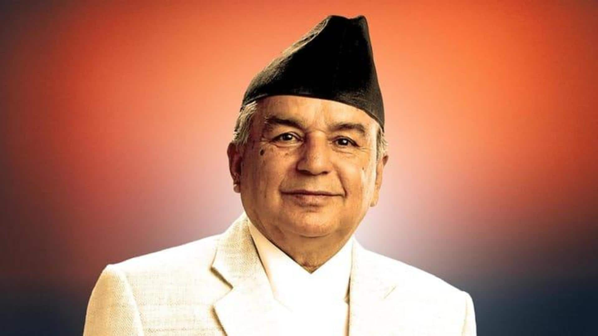 nepal-president-ram-chandra-poudel-admitted-to-aiims-delhi