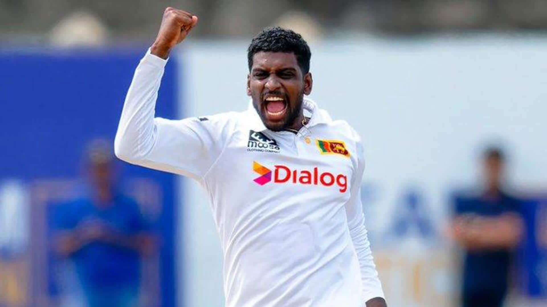 Nishan Peiris scripts records with nine wickets on Test debut