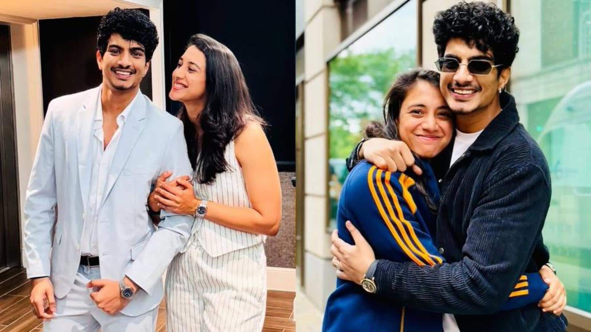 Flowers, dancing, vows! Palash proposes to Smriti at DY Patil