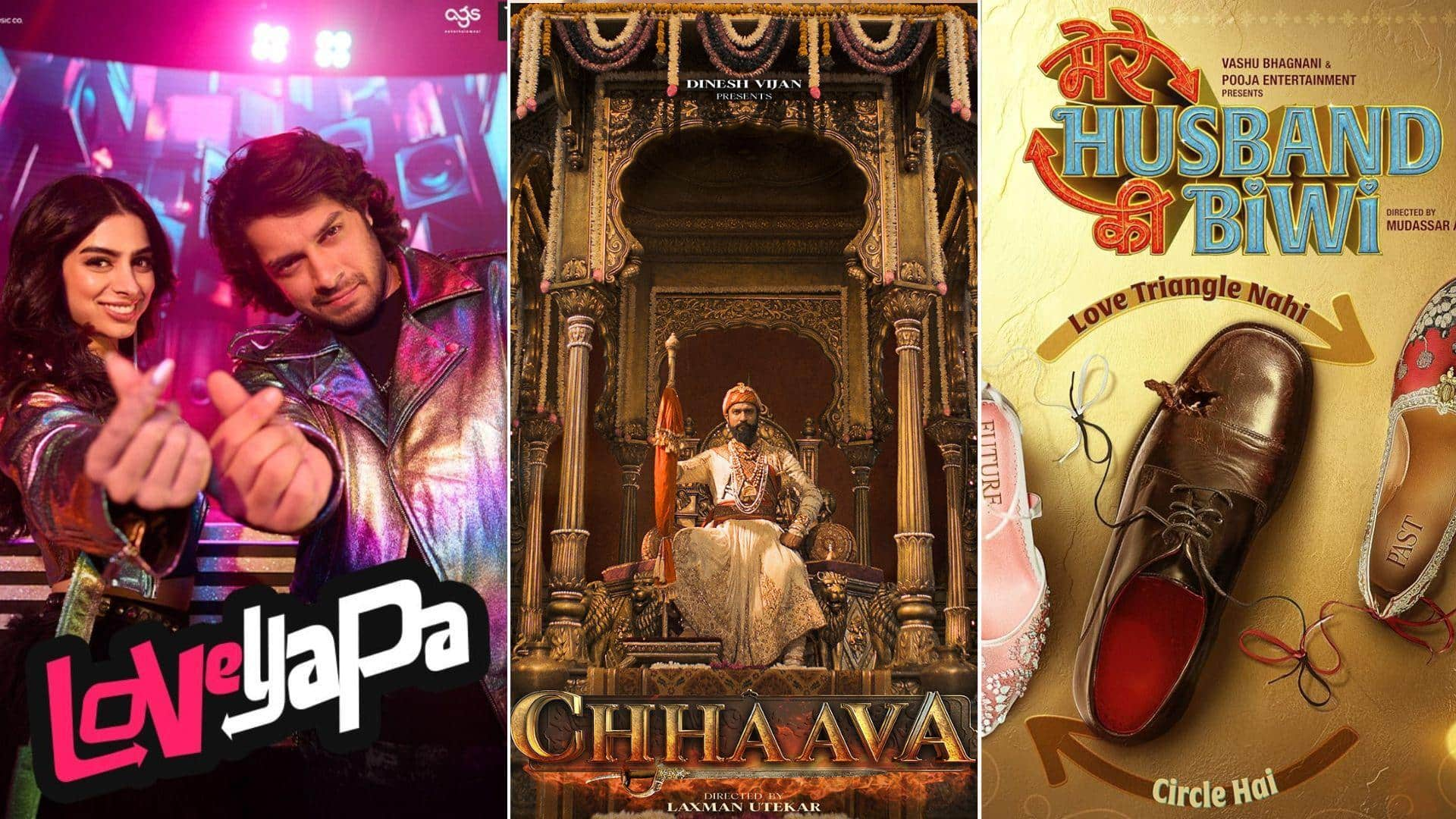 'Loveyapa,' 'Chhaava,' 'Mere Husband Ki Biwi': February's must-watch Bollywood releases