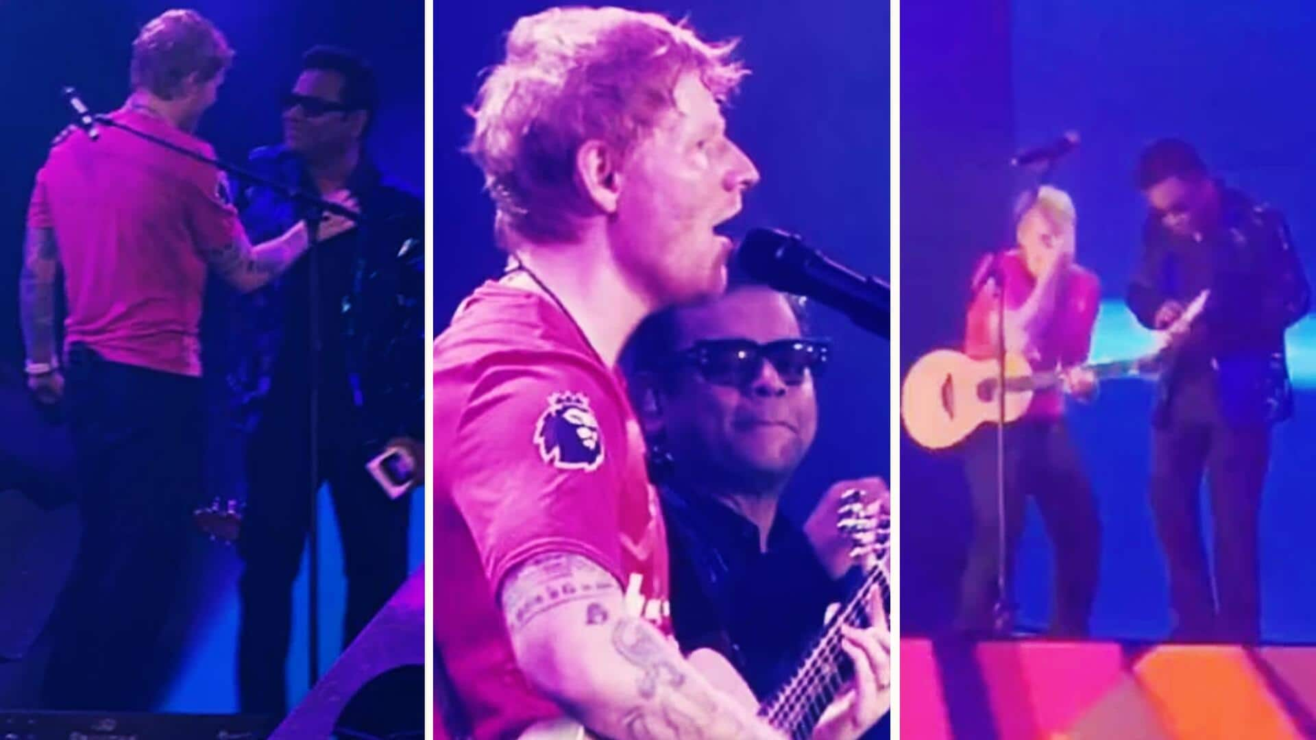 AR Rahman's faulty mic hampers otherwise perfect Ed Sheeran-Chennai concert