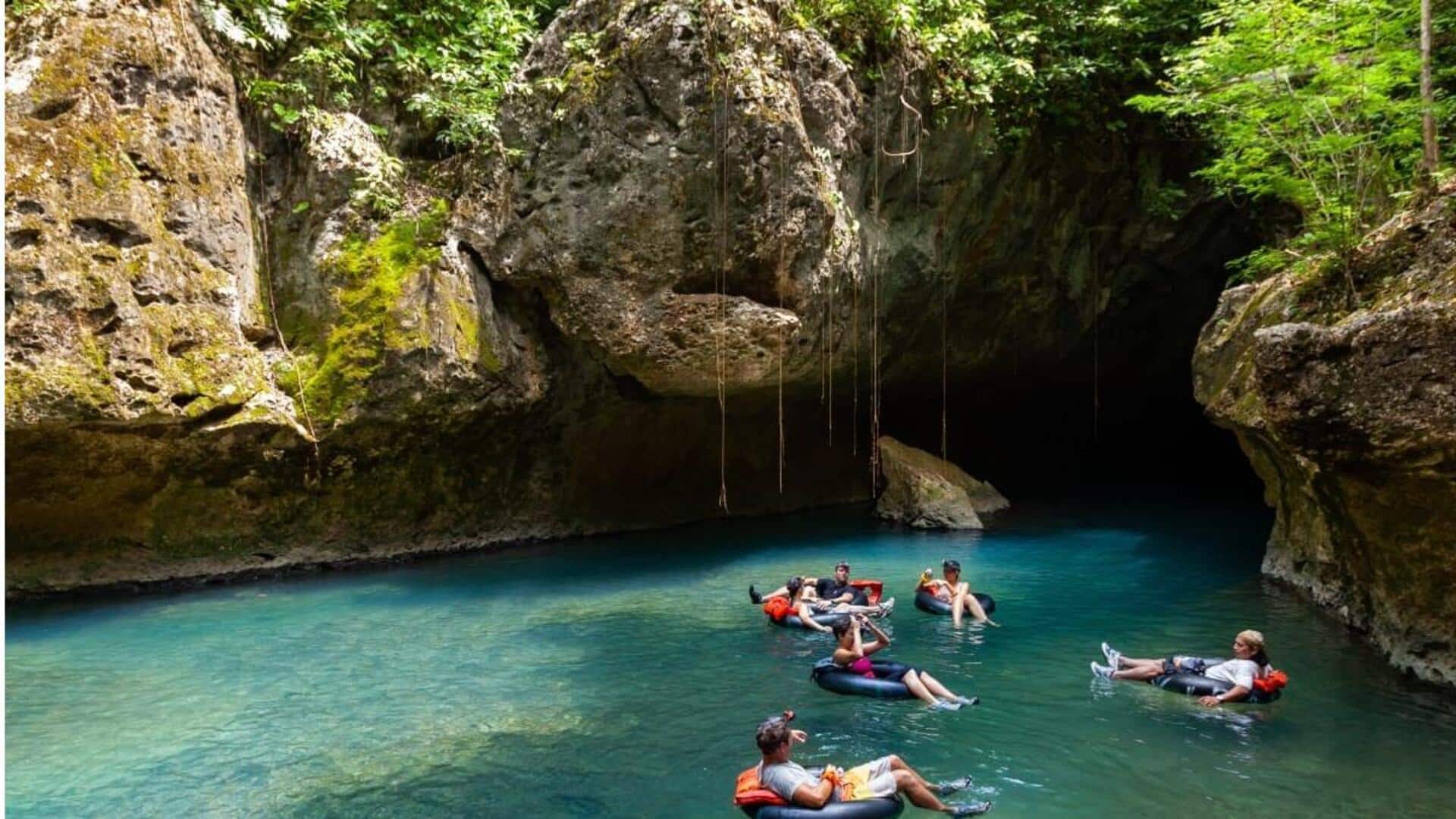 What is cave tubing?