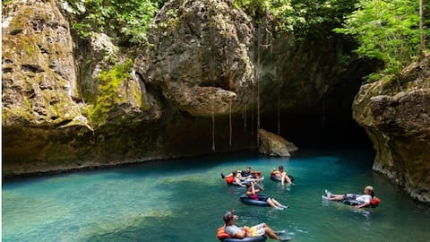 What is cave tubing?