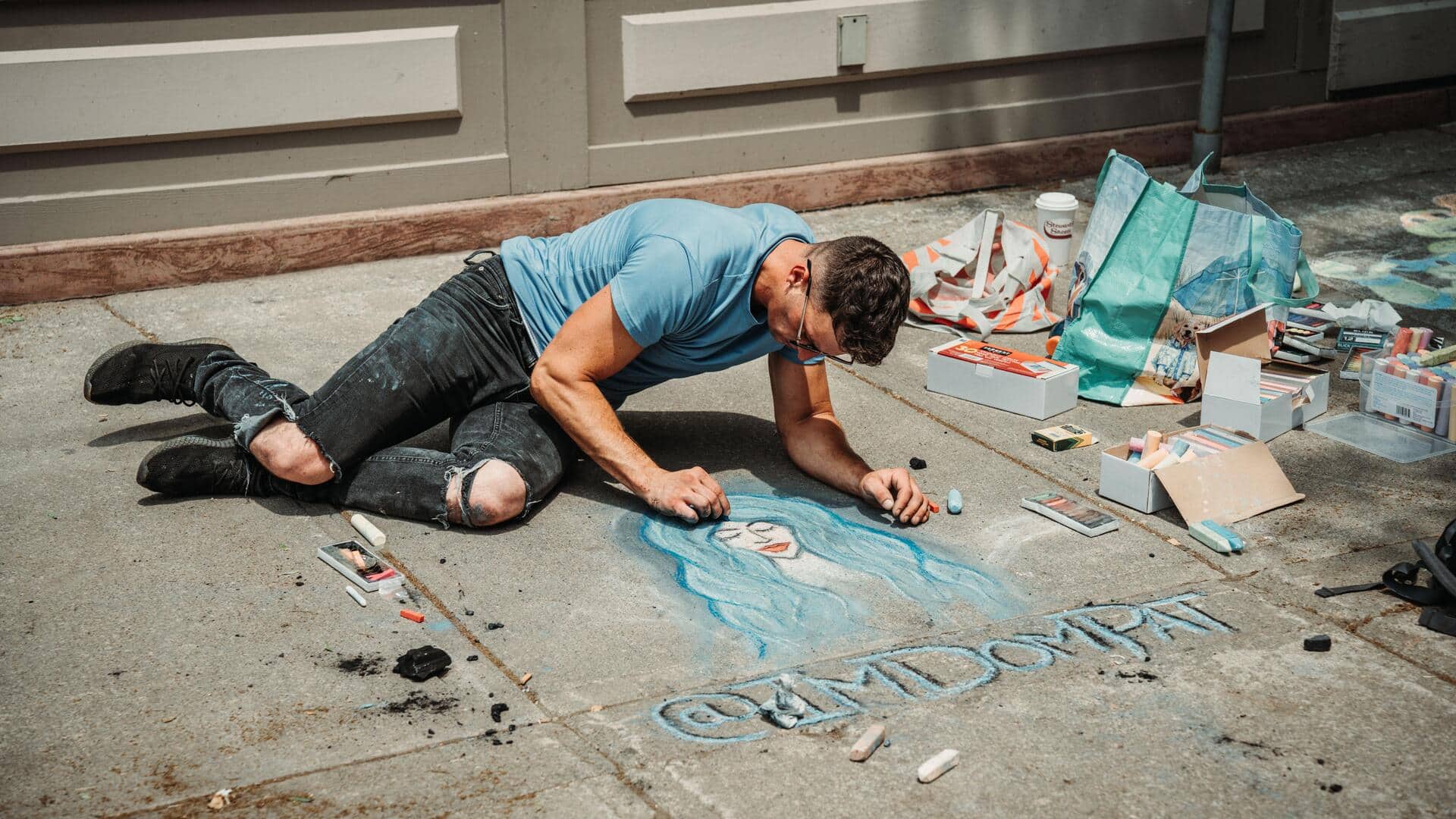 5 unexpected benefits of making chalk murals
