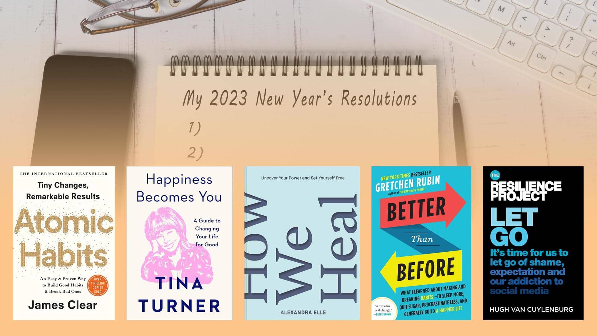 5 books to help you achieve your New Year resolutions