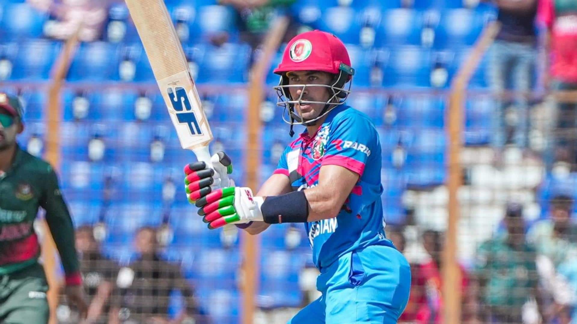 BAN vs AFG: Rahmanullah Gurbaz hammers his fourth ODI ton