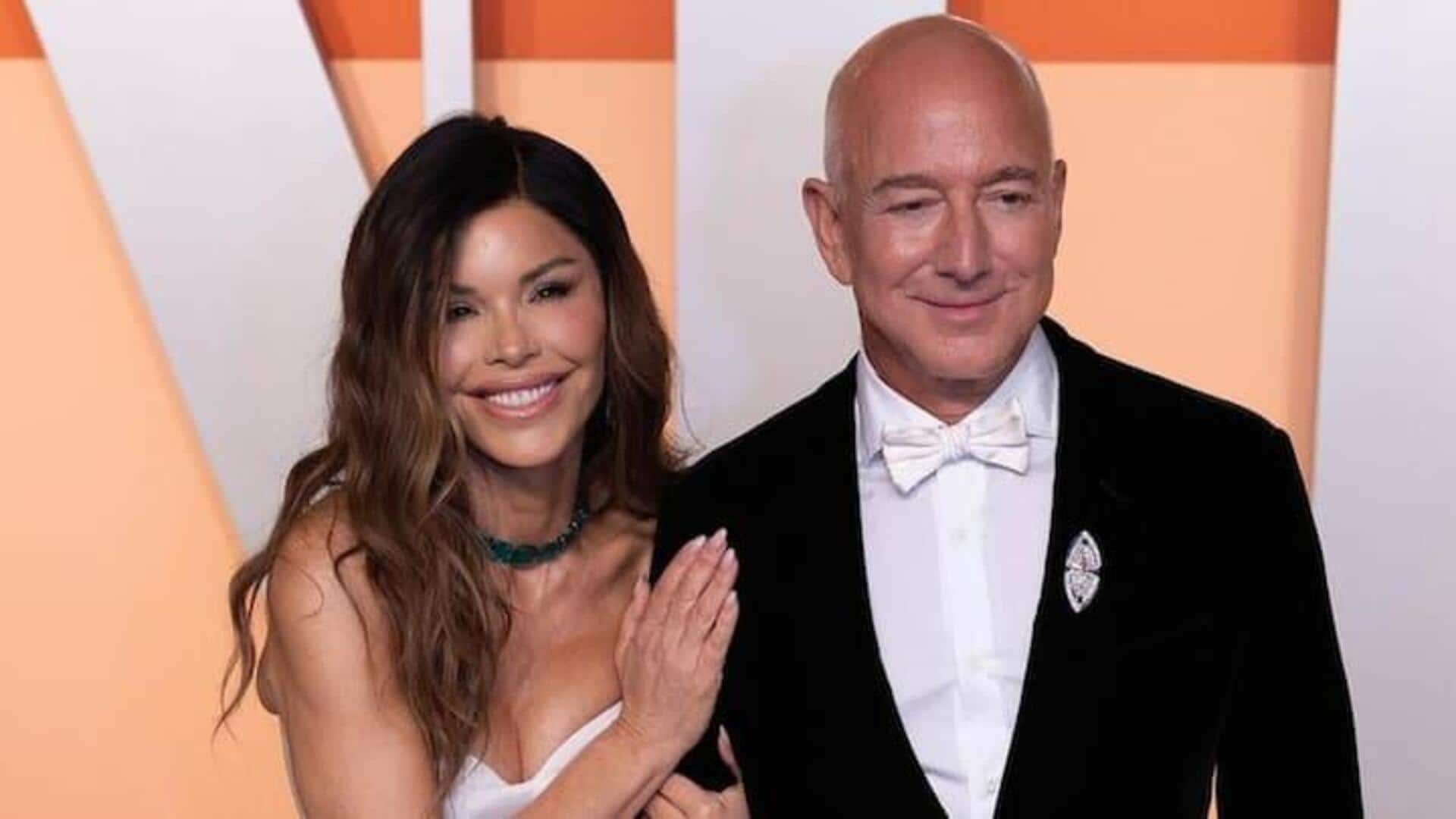 Bezos-Sanchez donated to charities as part of their wedding preparations Bezos-Sanchez donated to charities as part of their wedding preparations