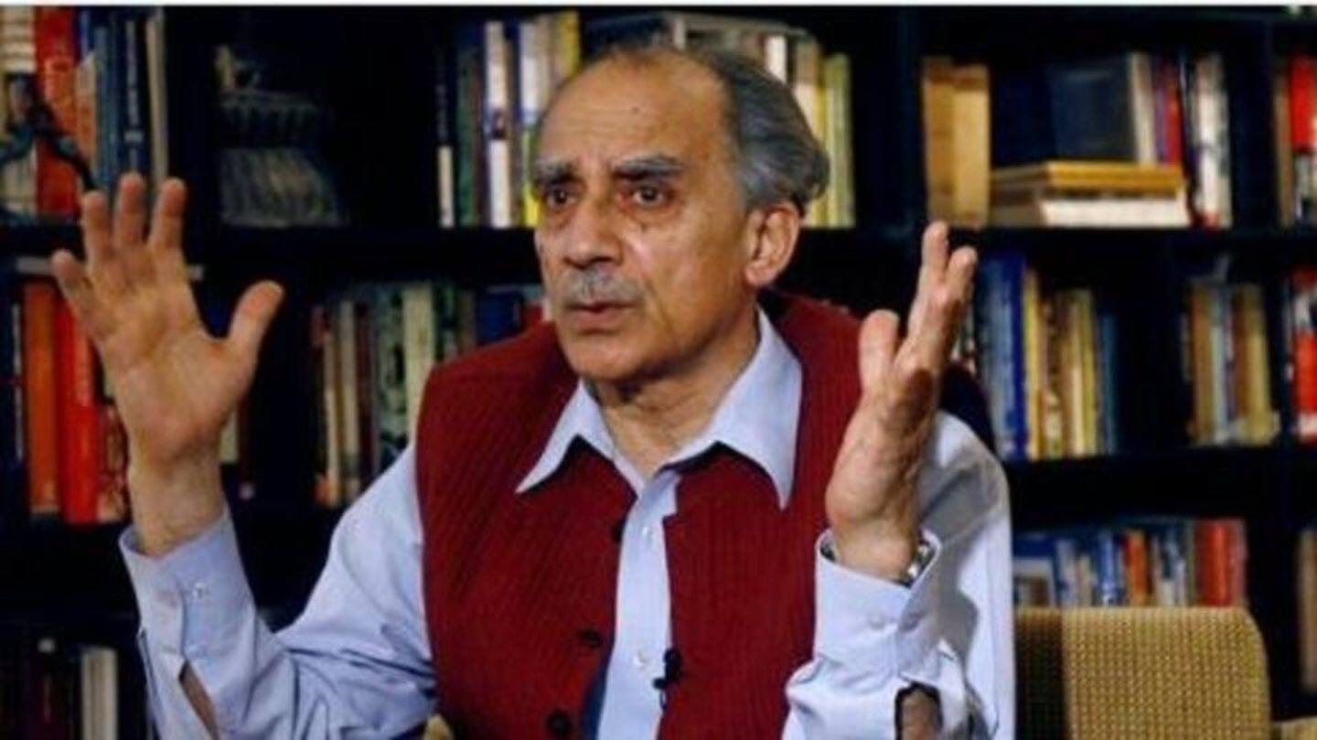 After Yashwant Sinha, Arun Shourie lambastes the government's economic policies