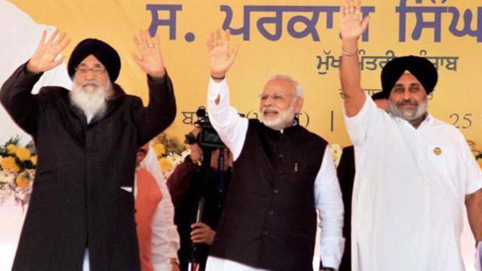 In Punjab, NDA ally SAD about being ignored In Punjab, NDA ally SAD about being ignored